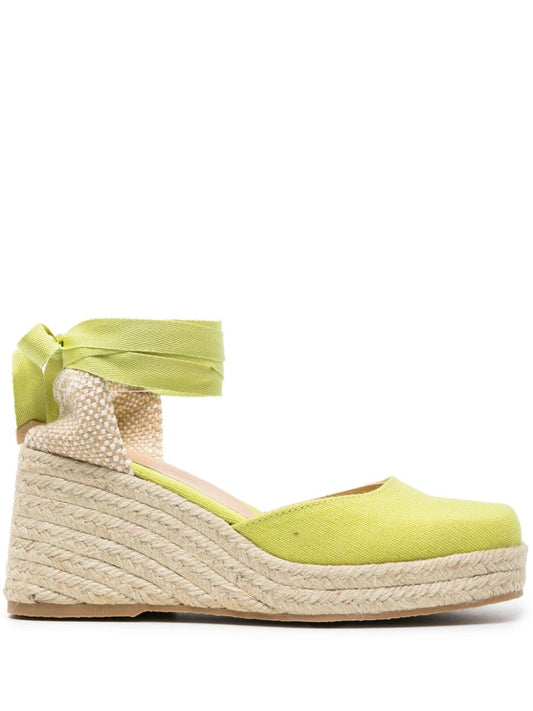 Tina raffia wedge espadrilles