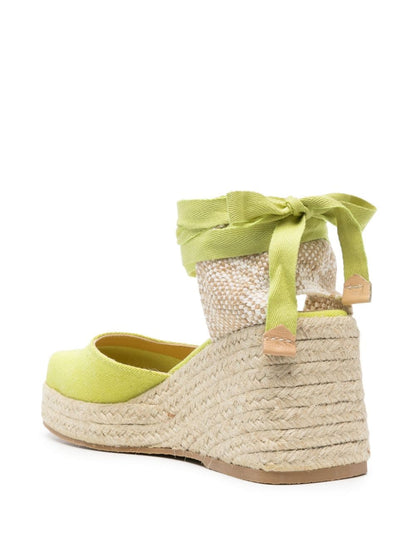 Tina raffia wedge espadrilles