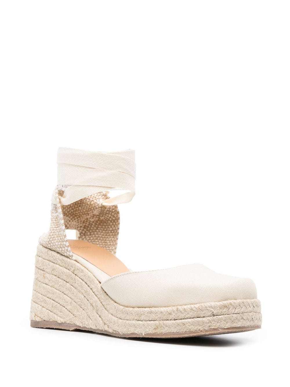 Tina raffia wedge espadrilles