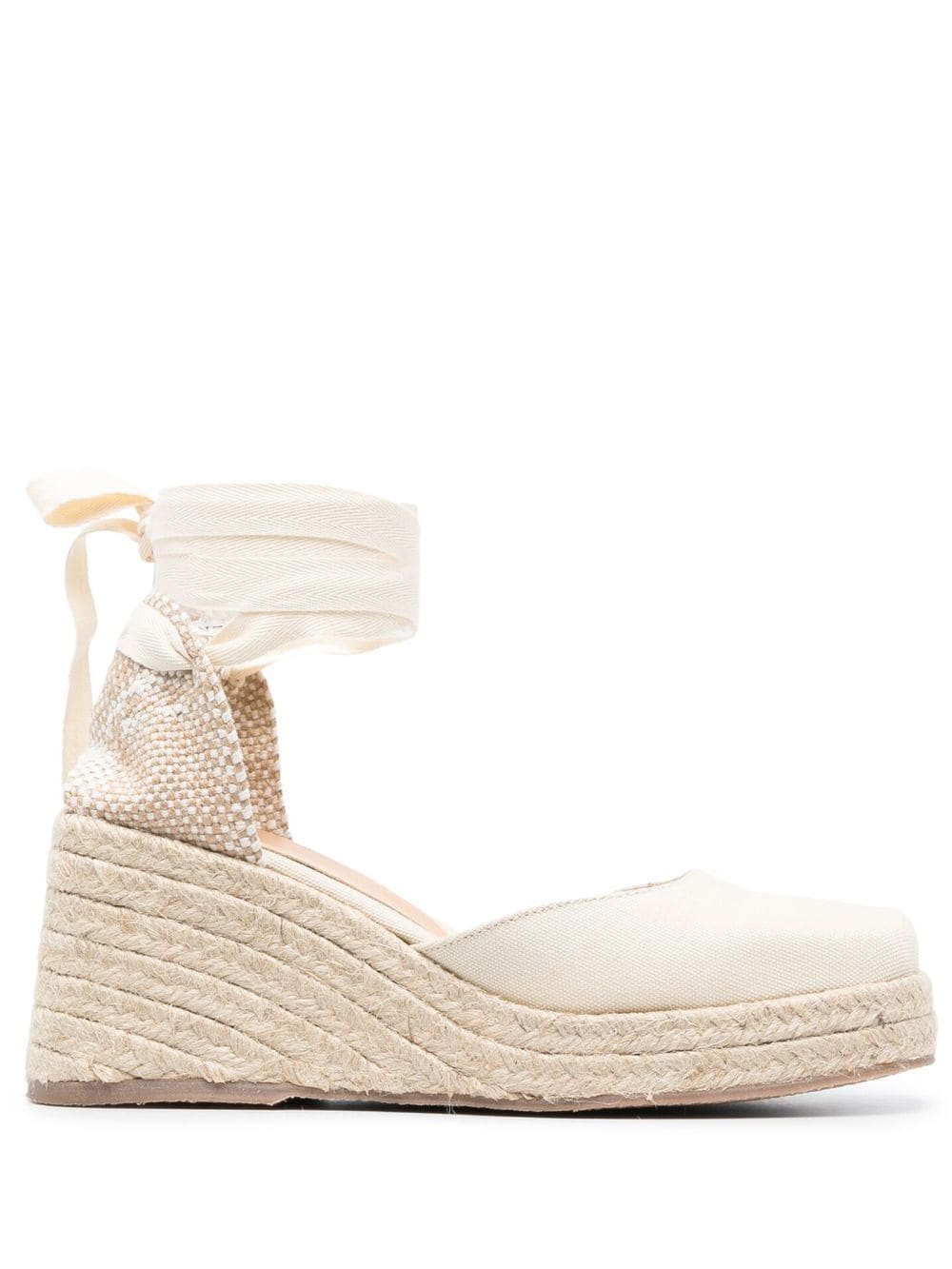 Tina raffia wedge espadrilles