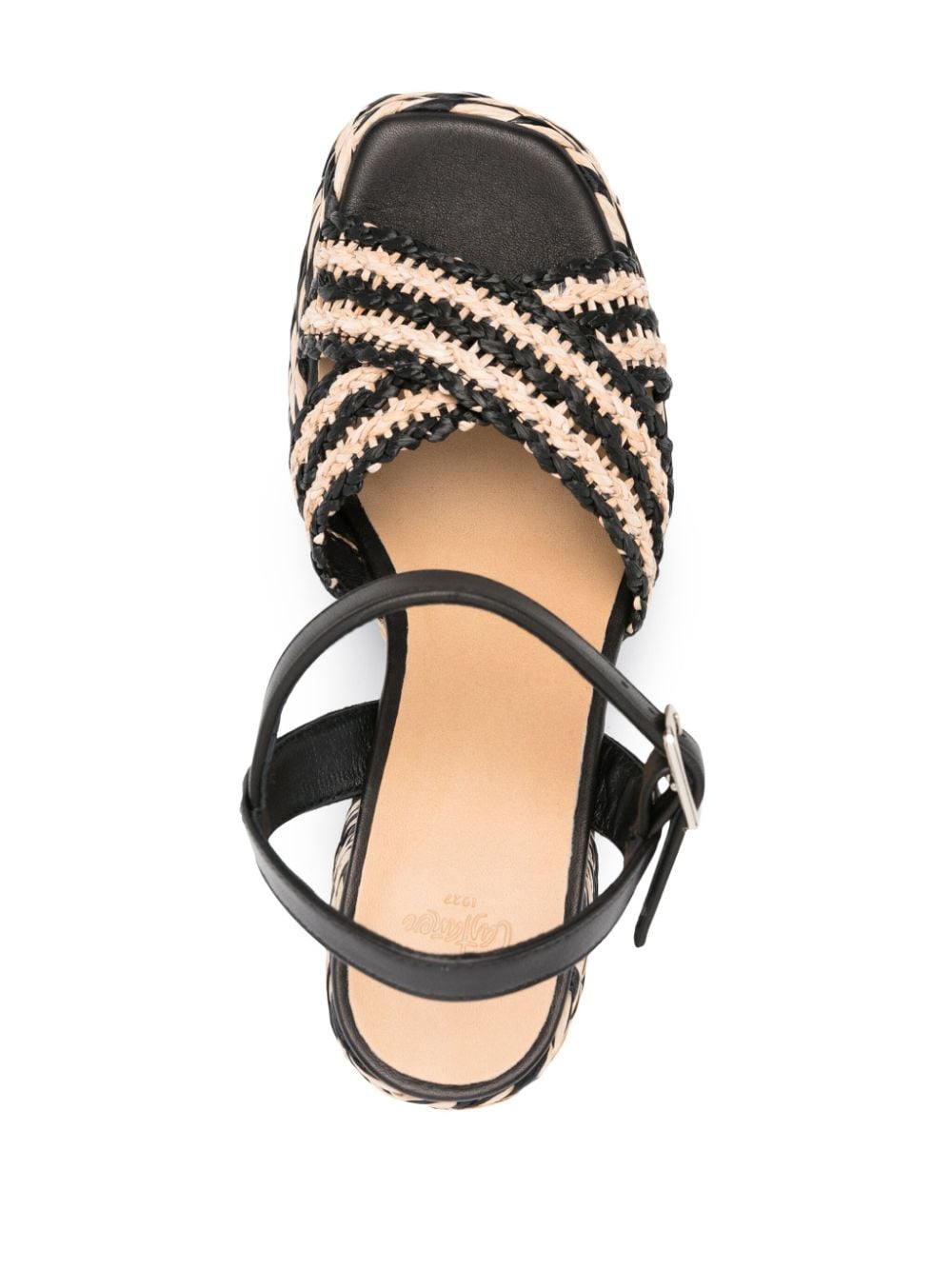 Vicen raffia heel sandals