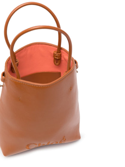 Chloé sense micro leather bucket bag