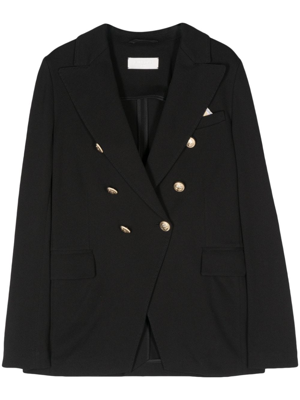 Oxford double-breasted jacket