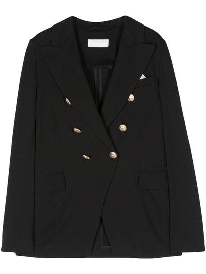 Oxford double-breasted jacket