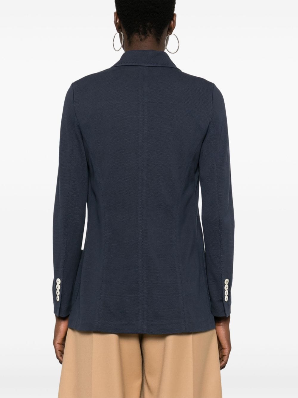 Oxford double-breasted jacket