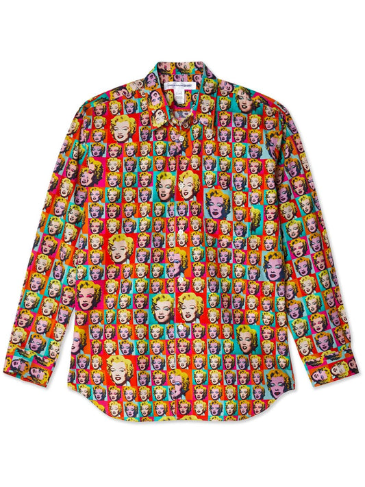 Printed cotton shirt