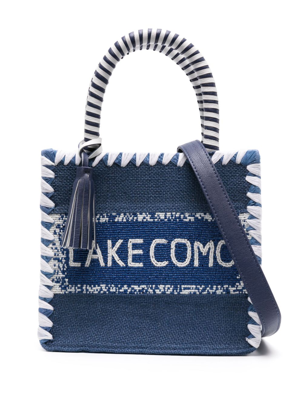 Lake como beads small tote bag