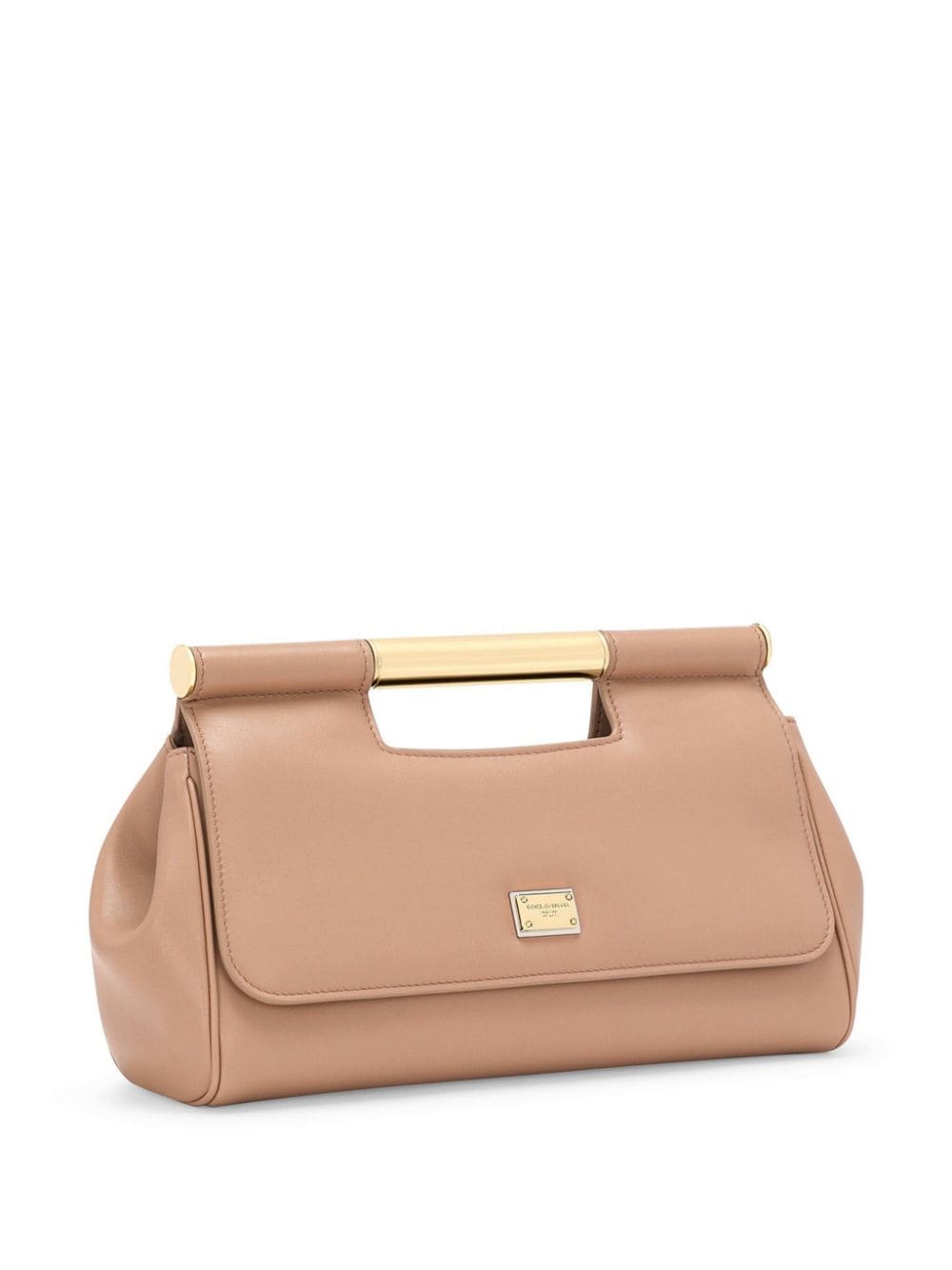 Sicily medium leather clutch