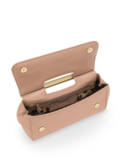 Sicily medium leather clutch