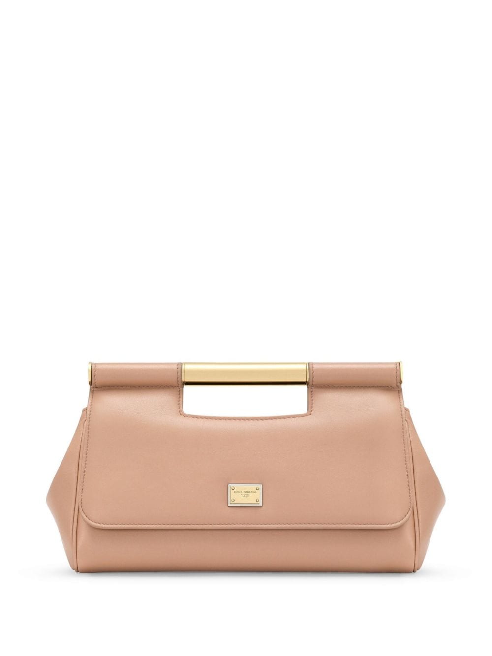 Sicily medium leather clutch