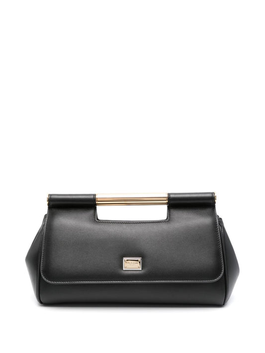 Sicily medium leather clutch