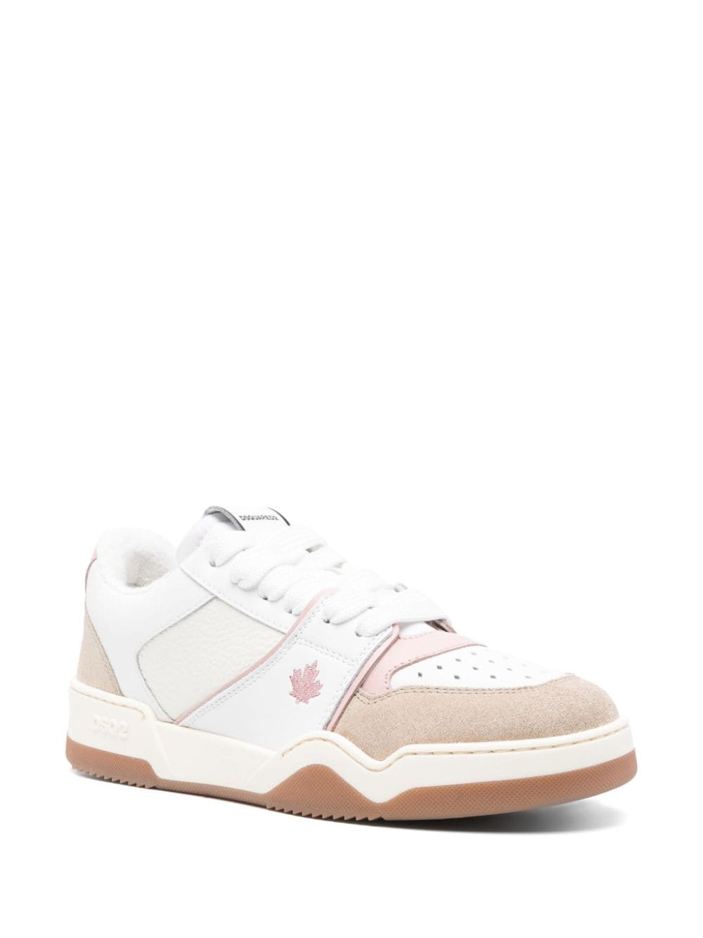 Spiker leather sneakers