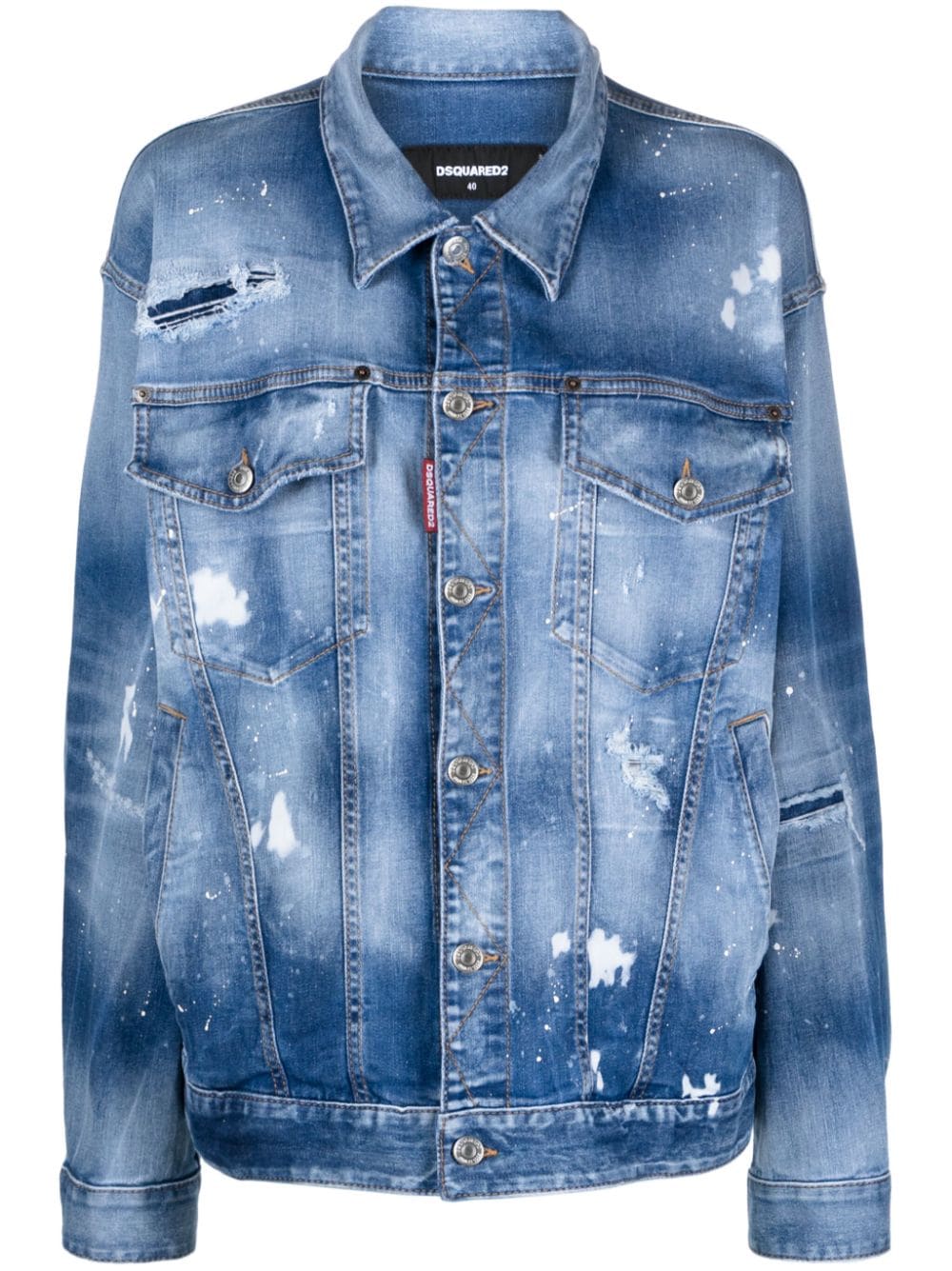 Oversized denim jacket