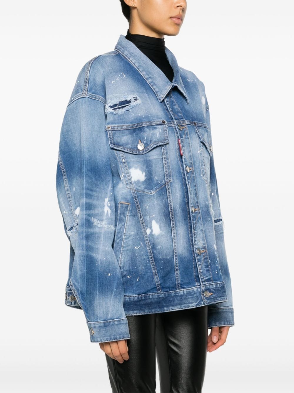 Oversized denim jacket