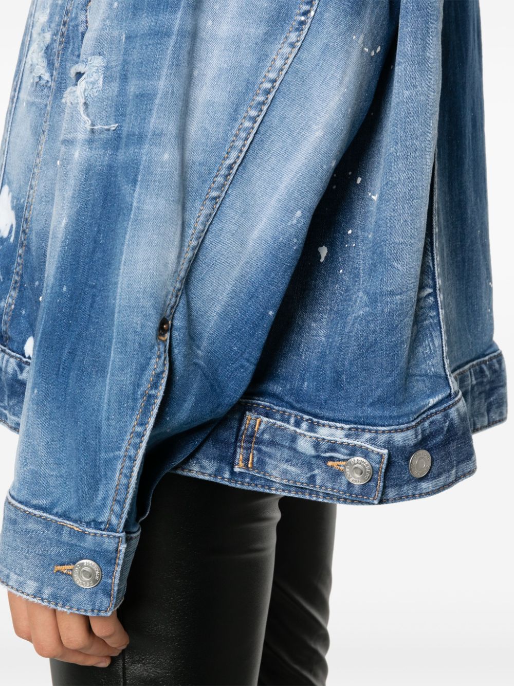 Oversized denim jacket