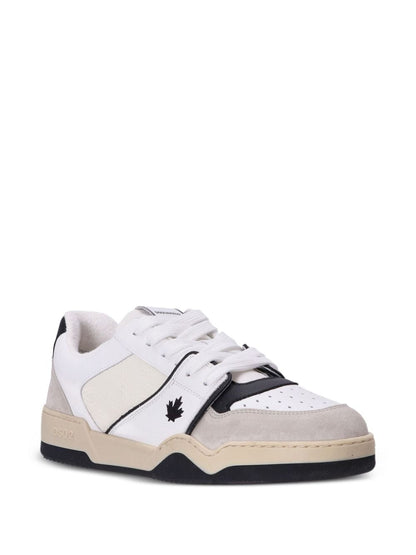 Spiker leather sneakers