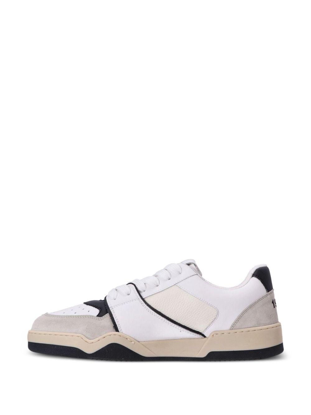 Spiker leather sneakers