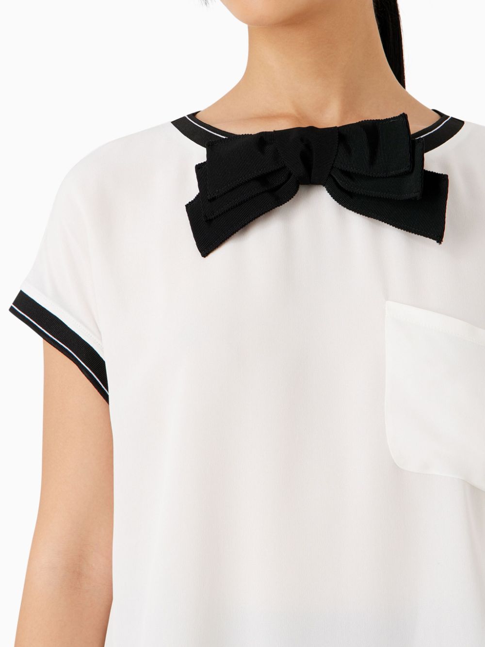 Bow detail blouse