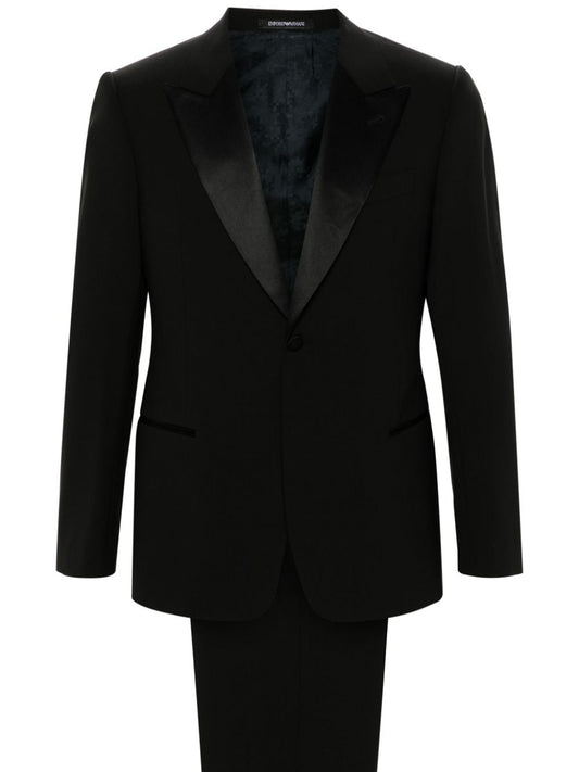 Wool single-breasted suit