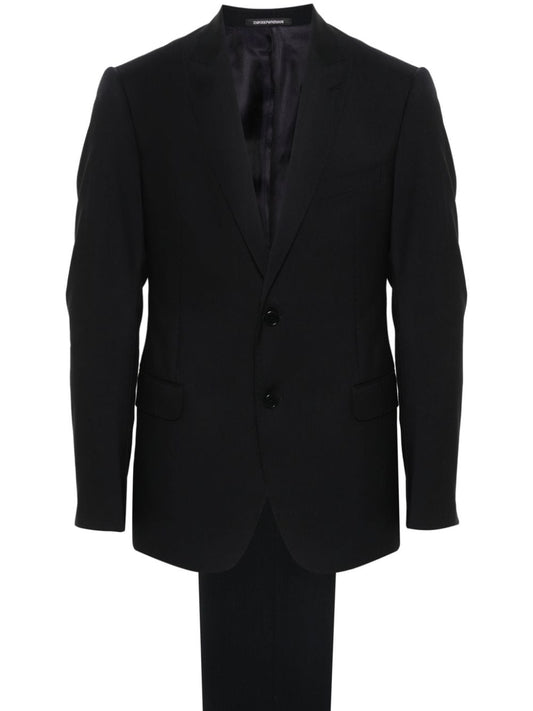 Wool single-breasted suit