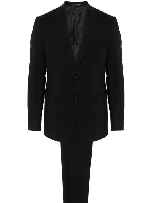 Wool single-breasted suit