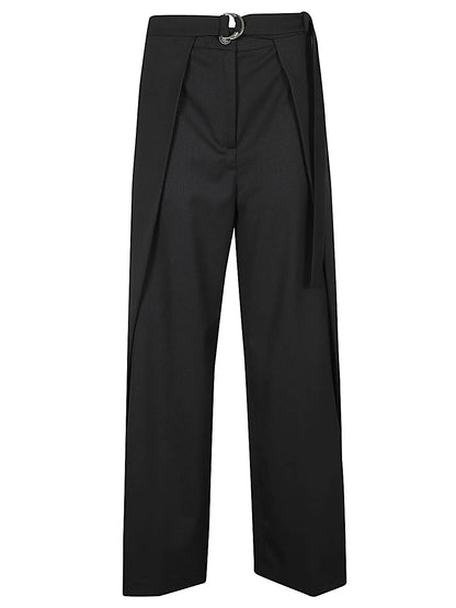 Wool twill amelia trousers