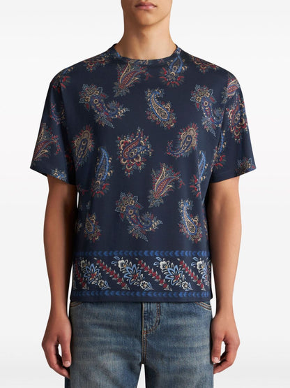 Printed cotton t-shirt