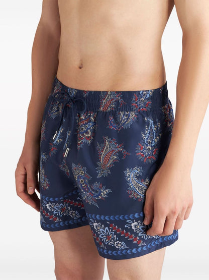 Printed swim trunks