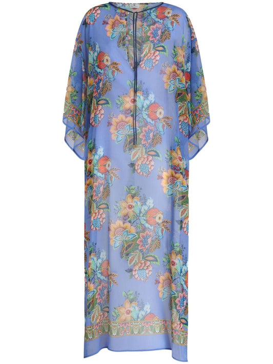 Printed cover-up tunic