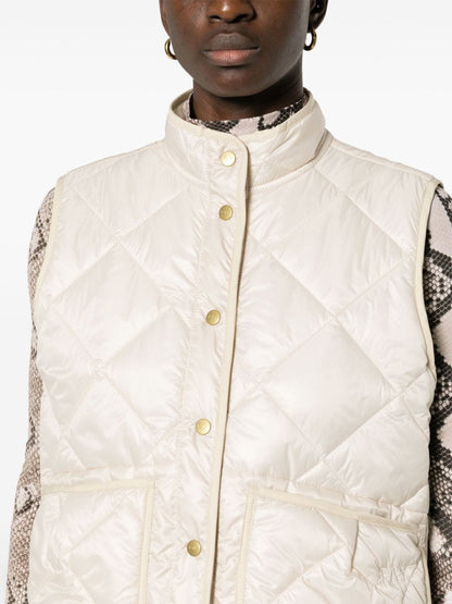 Quilted down vest