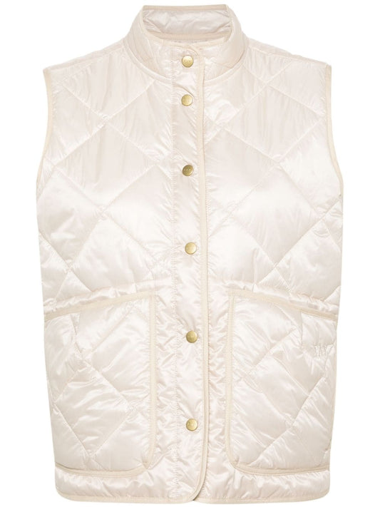 Quilted down vest