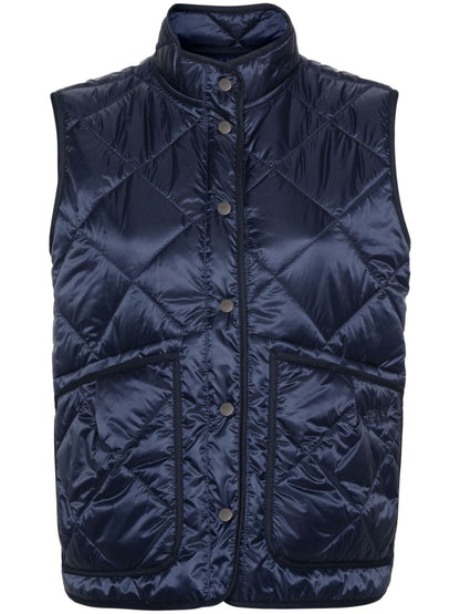 Quilted down vest