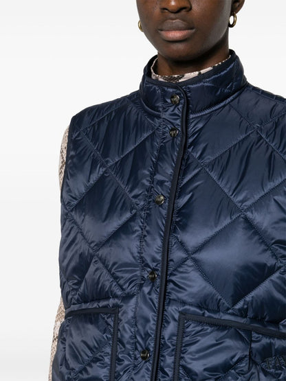 Quilted down vest