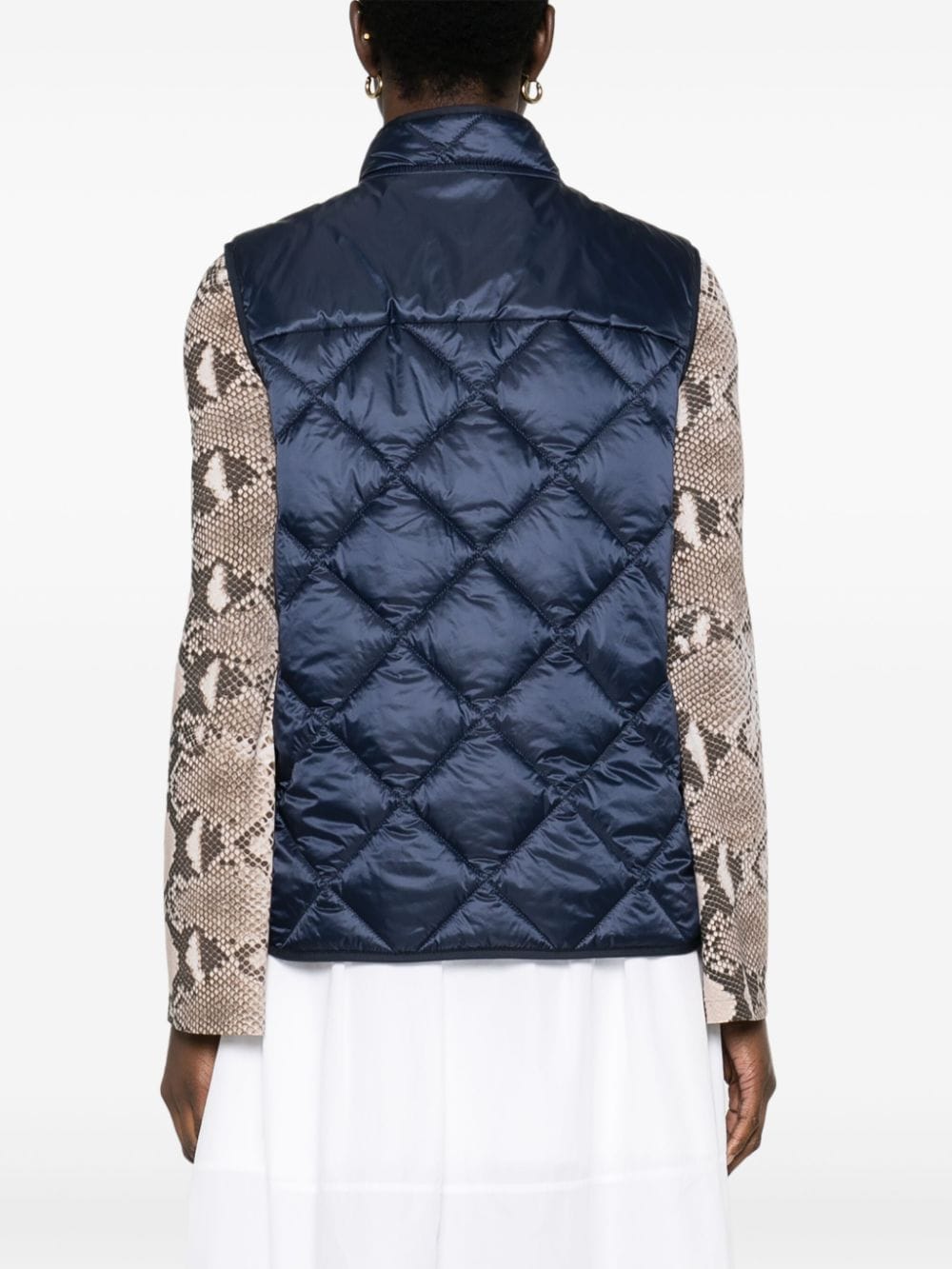 Quilted down vest