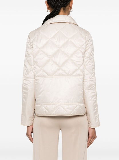 Quilted mini 3-hook caban jacket