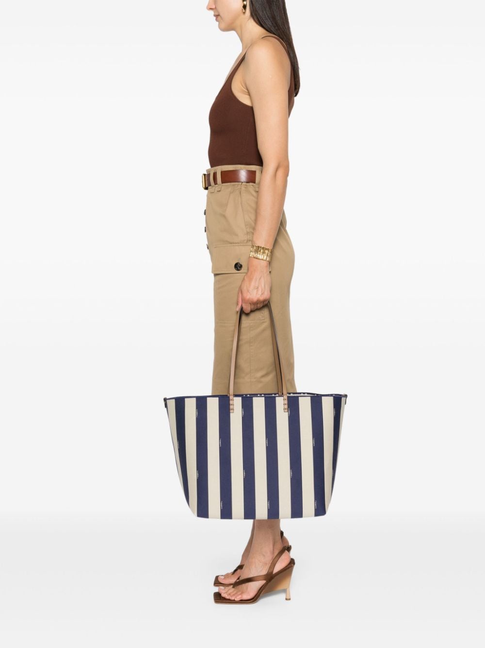 Roll large canvas tote