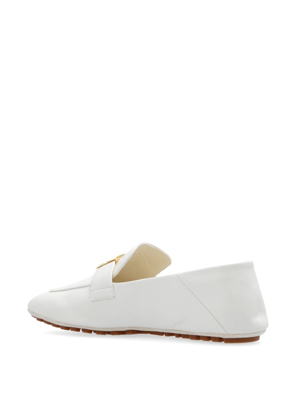 Baguette leather loafers