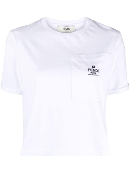 Fendi roma cotton t-shirt