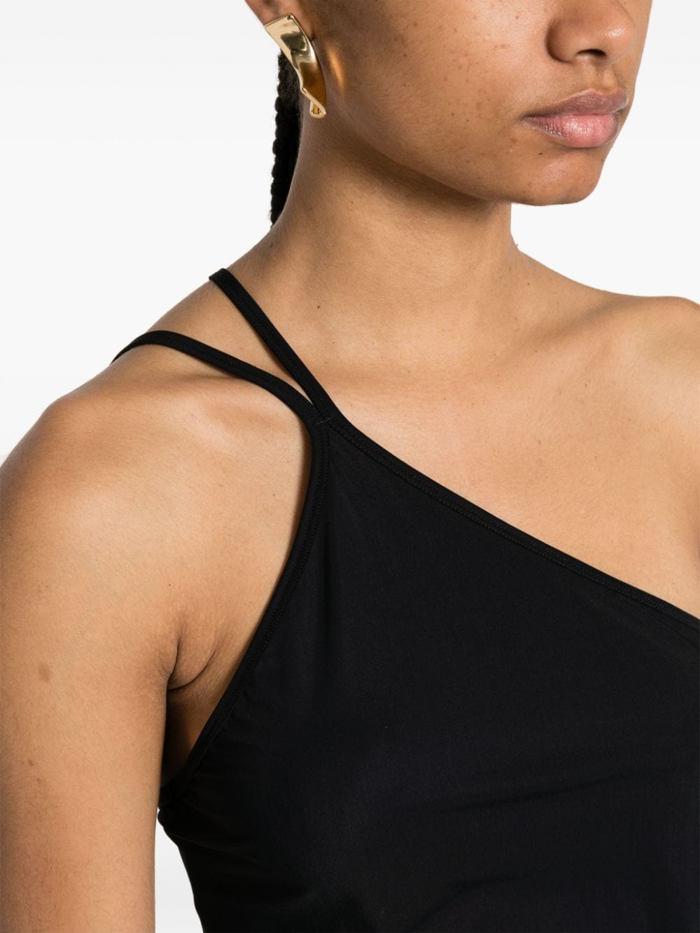 Asymmetric sports tank top