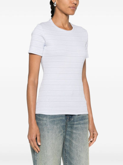 Striped cotton t-shirt