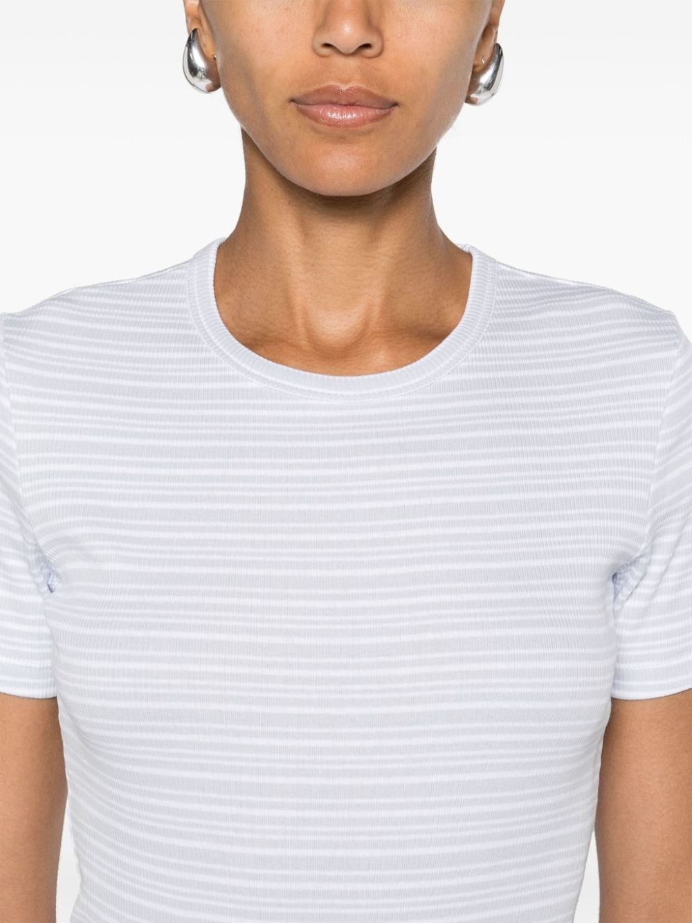 Striped cotton t-shirt