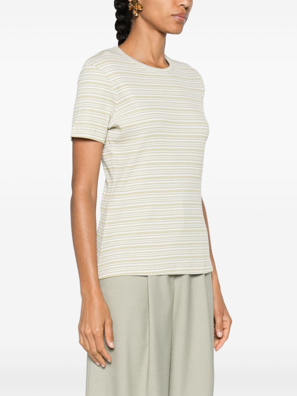 Striped cotton t-shirt