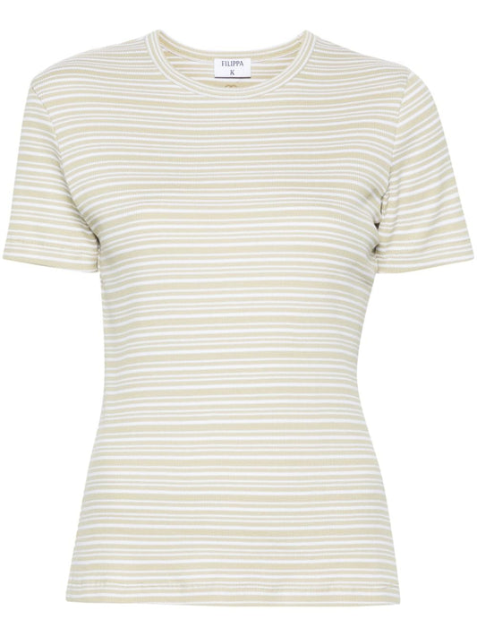 Striped cotton t-shirt