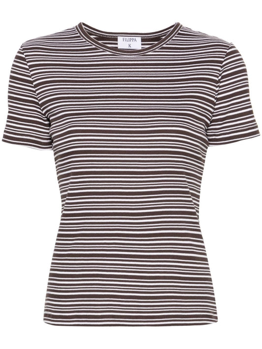 Striped cotton t-shirt