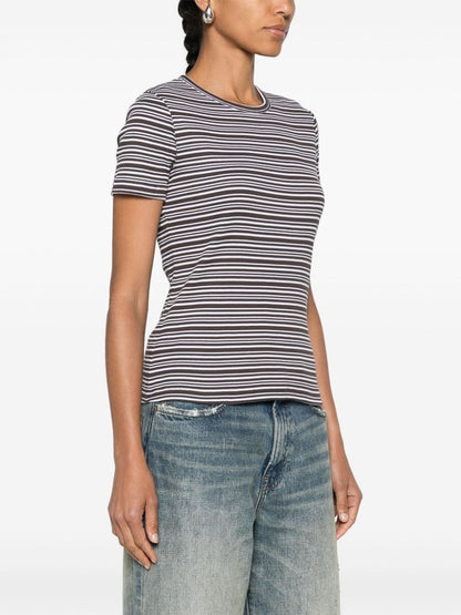 Striped cotton t-shirt