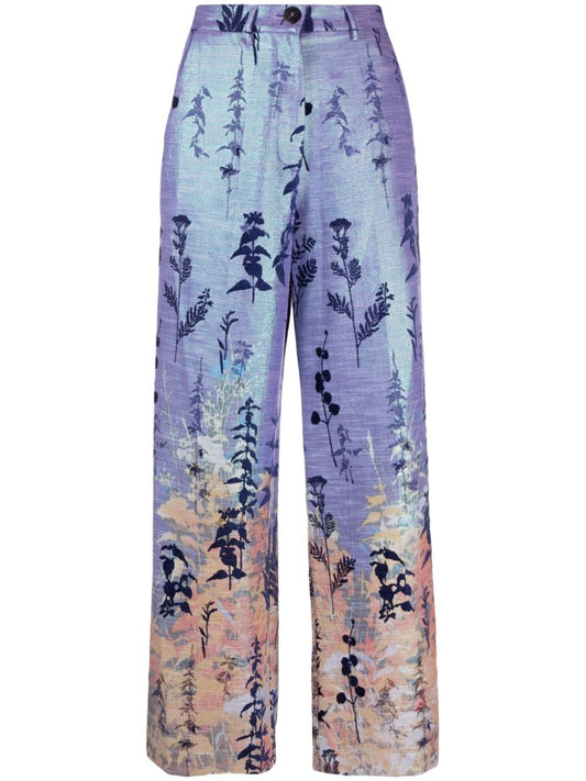 Heaven jacquard trousers