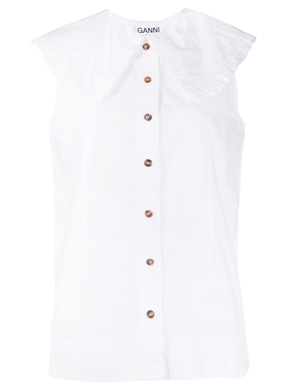 Organic cotton sleeveless shirt