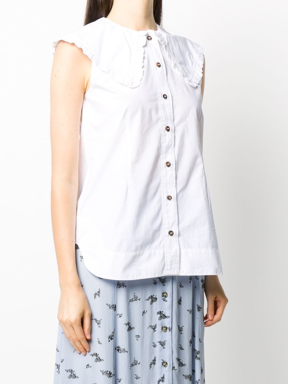 Organic cotton sleeveless shirt