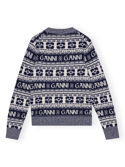 Wool crewneck jumper