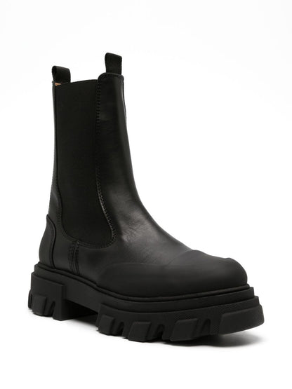 Chelsea mid leather boots